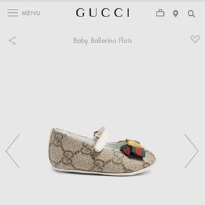 gucci baby flats